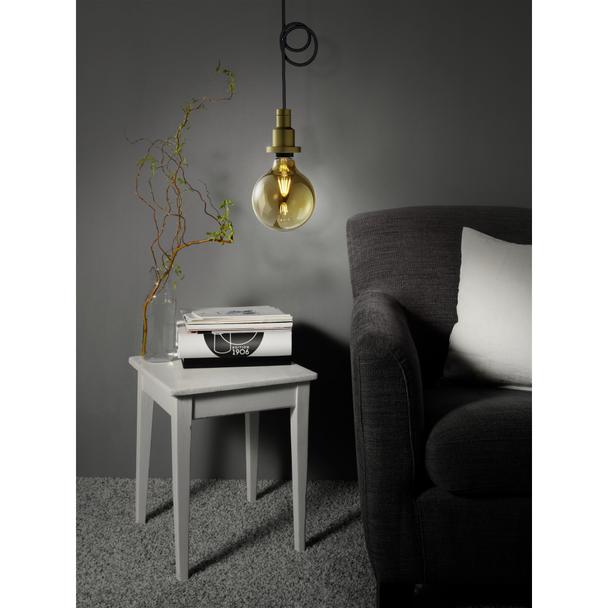 Lampa LED Vintage 1906 dim CL GLOBE125 Filament szkło przezroczyste GOLD 55 dim 7W 825 E27