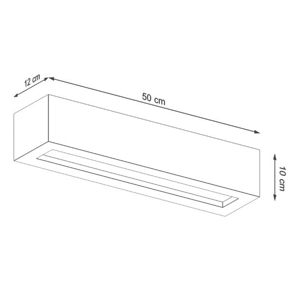 Sollux Kinkiet VEGA 50 beton SL.0993