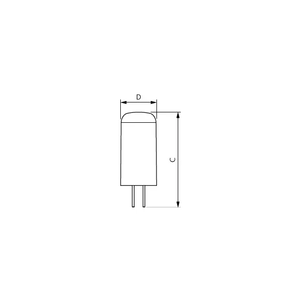 Kapsułka LED 1,8W=20W 205lm / 2700K barwa ciepła LEDcapsuleLV 1,8-20W GY6,35 827 Kapsułki LED PHILIP 9,29002E+11 PHILIPS