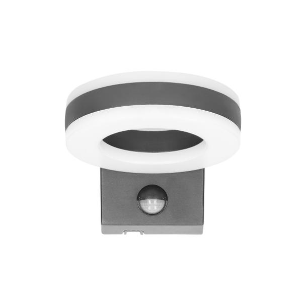 HOWLIT LED 20W, oprawa ogrodowa z czujnikiem ruchu, 1800lm, IP65, 4000K, szara AD-OP-6205GLPMR4 ORNO