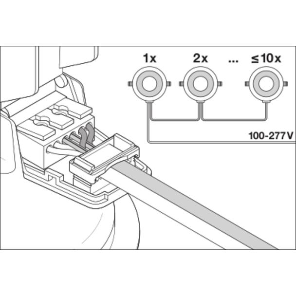 Oprawa DOWNLIGHT COMFORT DN205 20W 3CCT 60DEG WT
