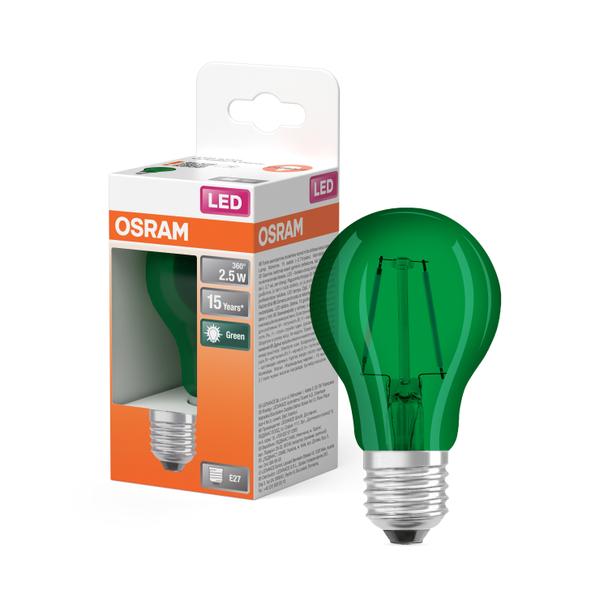Lampa LED STAR CL A Green 15 non-dim 4W E27