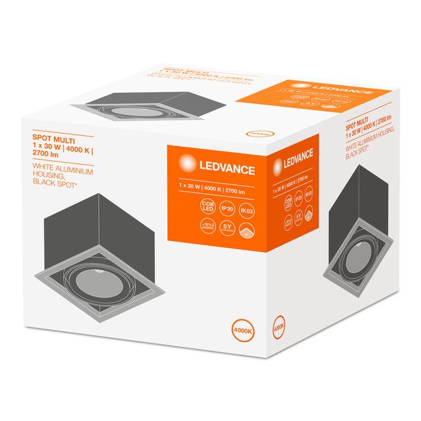 Oprawa SPOT MULTI 1x30W 4000K FL WT BK