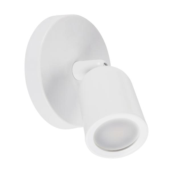 Oprawa ścienno-sufitowa BOGNA GU10 1C WHITE 03982 IDEUS