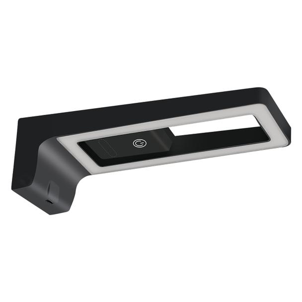 ARTUS lampka podszafkowa LED 3W, 225lm, 4000K, z włącznikiem dotykowym i USB, czarna AD-OM-6474L4/B/USB ORNO