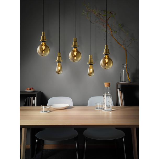 Lampa LED Vintage 1906 dim CL GLOBE125 Filament szkło przezroczyste GOLD 55 dim 7W 825 E27