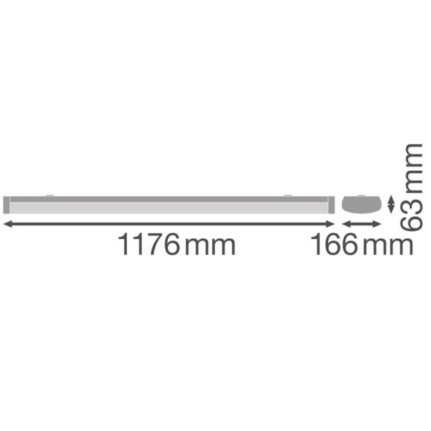 Oprawa liniowa LINEAR SURFACE 1200 P 32W 840 white IP44