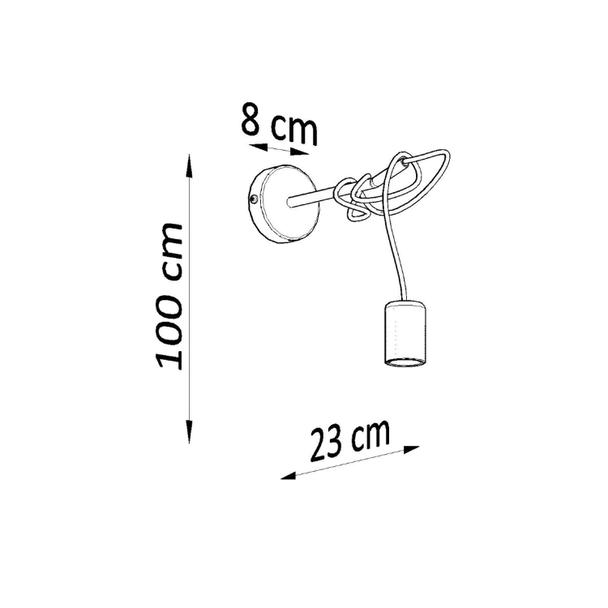 Sollux Kinkiet EDISON czarny SL.0373