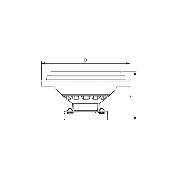 Żarówka LED ściemnialna 10,8W=50W 620lm 3000K barwa ciepła ExpertColor 10,8-50W 930 AR111 40D 5 lat gw. 9,29003E+11 PHILIPS