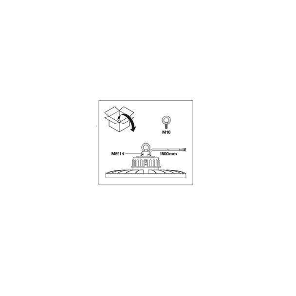 Oprawa HIGH BAY P 87W 865 70DEG IP65