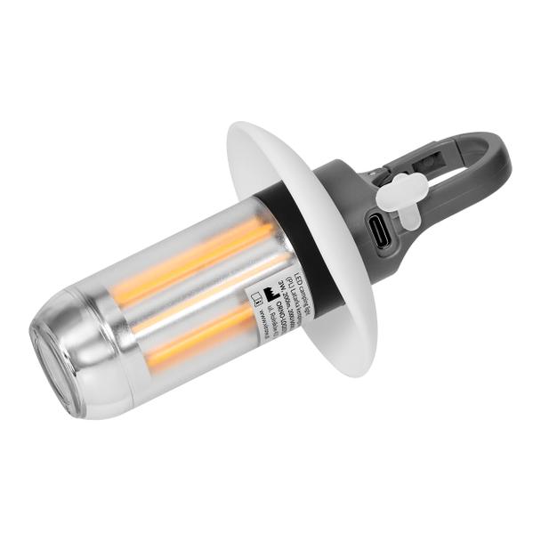 Latarka kempingowa LED, 200lm+120lm, 500mAh, 2000K/6000K, karabińczyk, osłonka LT-28 ORNO