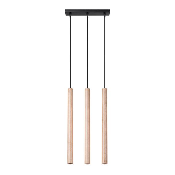 Sollux Lampa wisząca PASTELO 3L drewno SL.1267