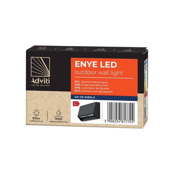 Oprawa elewacyjna neutralna 1,5W 60lm IP65 4000K ENYE LED AD-OP-6190L4 ORNO