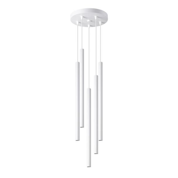 Sollux Lampa wisząca PASTELO 5P biała SL.1175