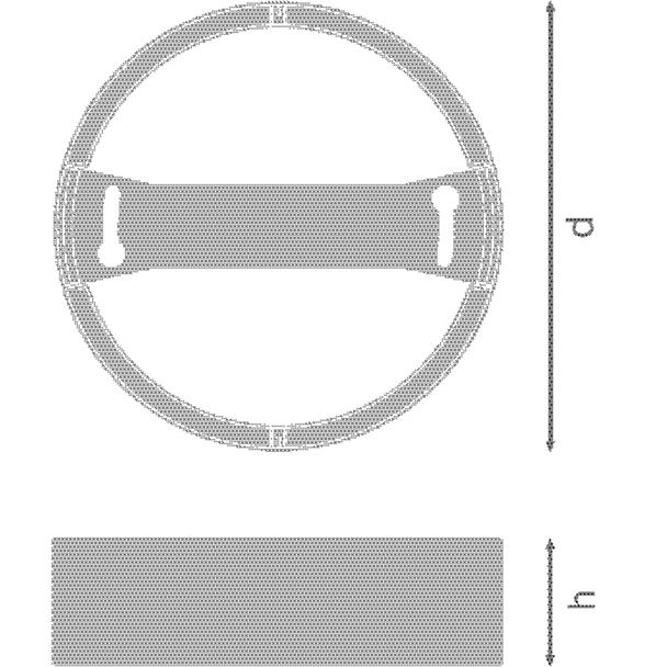 Ramka do oprawy DOWNLIGHT IP44 DN 165 WT