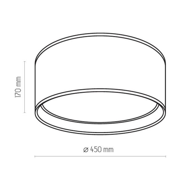 Tk Lighting lampa sufitowa Bilbao 4xE27 15W Led 4404 TK Lighting