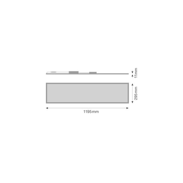 Oprawa BIOLUX HCL PANEL 1200 S 37W TW ZB