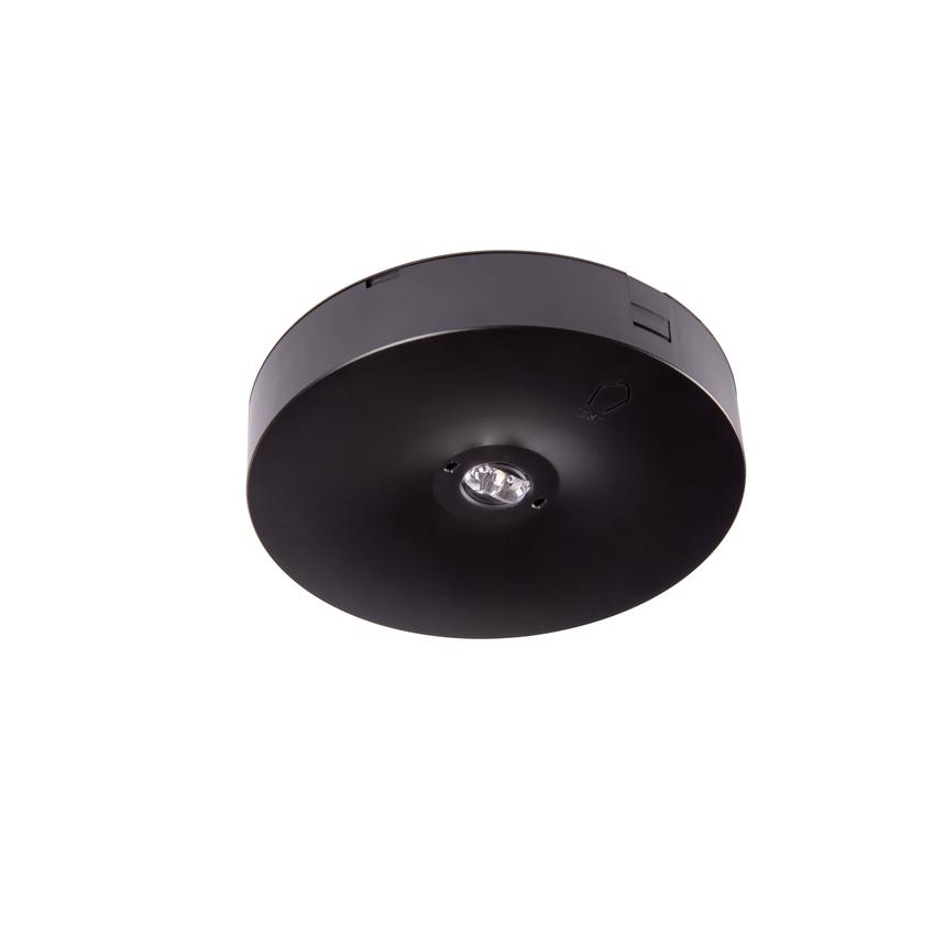Oprawa sieciowo-awaryjna natynkowa Starlet Round LED SC 150 CB IP20 [BLK] / współpraca z centralną b 90720 INTELIGHT