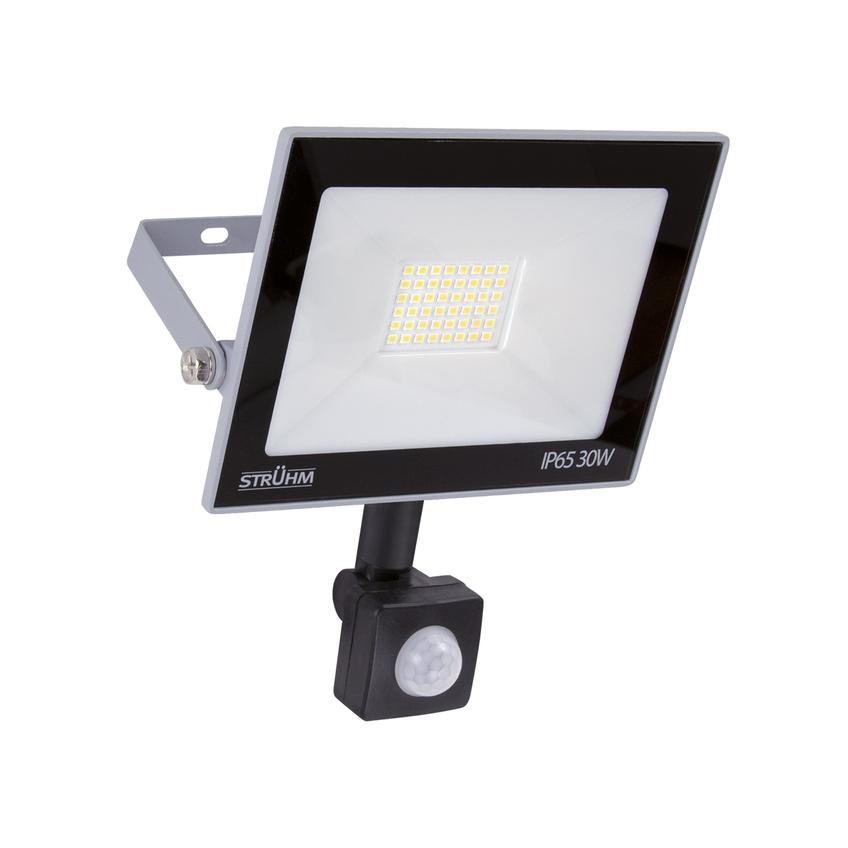 Naświetlacz SMD LED z czujnikiem ruchu KROMA LED S 30W GREY 6500K 03706 IDEUS