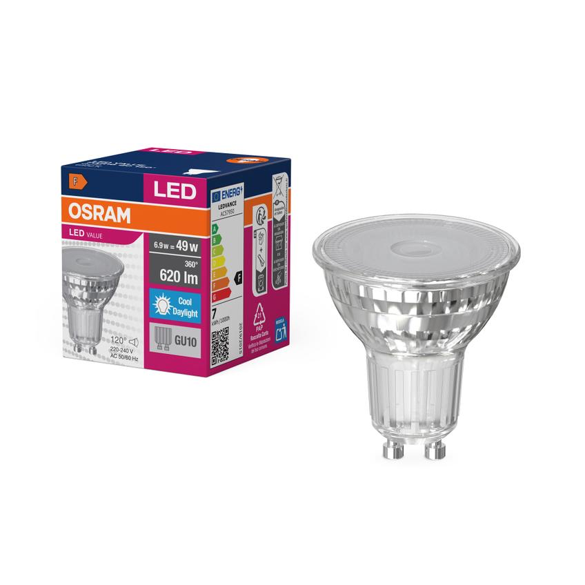 Lampa LED VALUE non-dim PAR16 80 120° 6,9W 865 GU10
