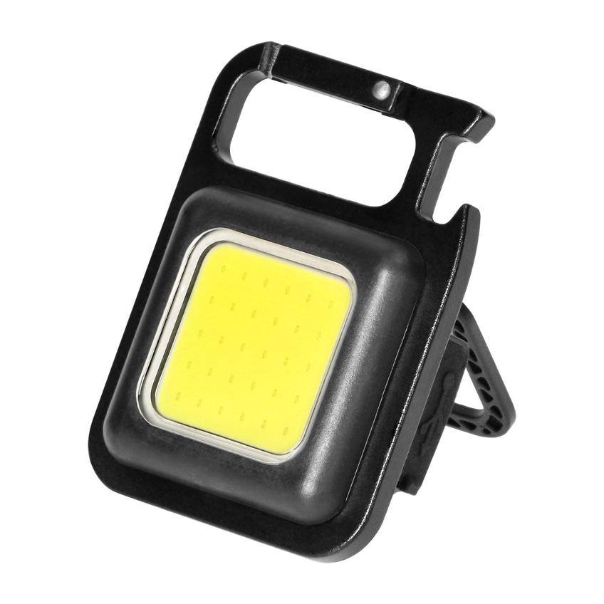 Mocna MINI latarka LED kieszonkowa + brelok magnes otwieracz uchwyt nóżka LT-17 ORNO