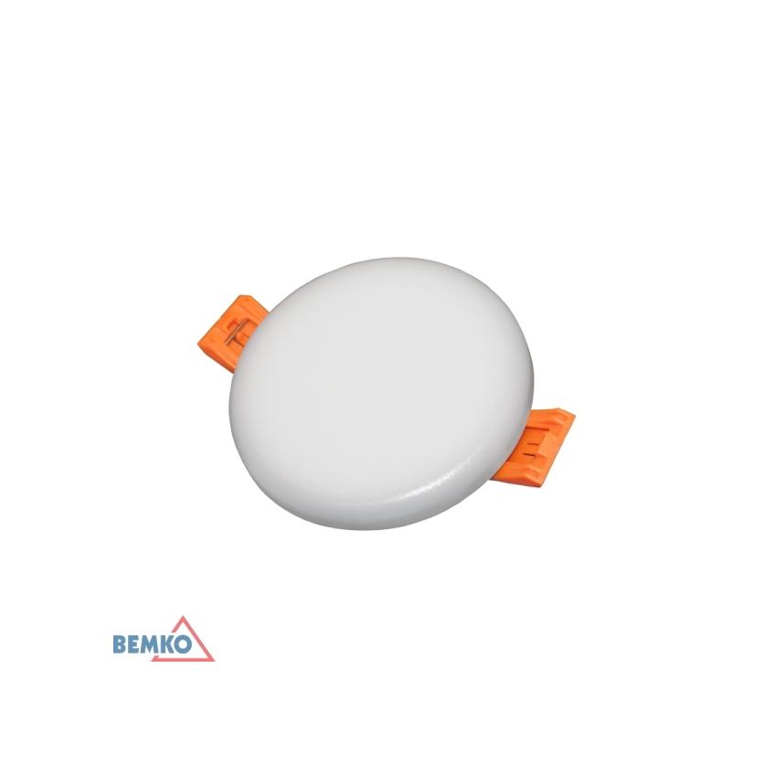 OPRAWA DOWNLIGHT LED WALED 10W 4000K 860LM IP66/IP20 PF>0.5 125x20MM OKRĄGŁA BIAŁA C70-DLW-R125-100-4K-WH BEMKO