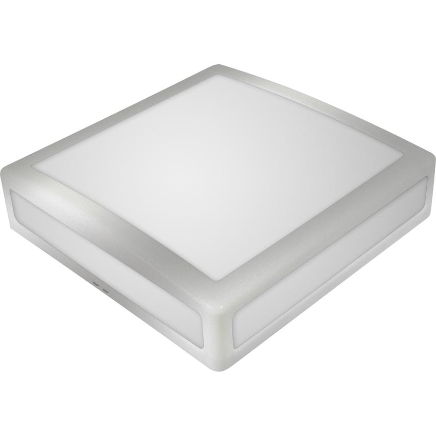 Oprawa oświetleniowa ERIS LED srebrny pierścień, klosz mleczny biały neutralny 13W D.31100SM-BN-13W PAWBOL