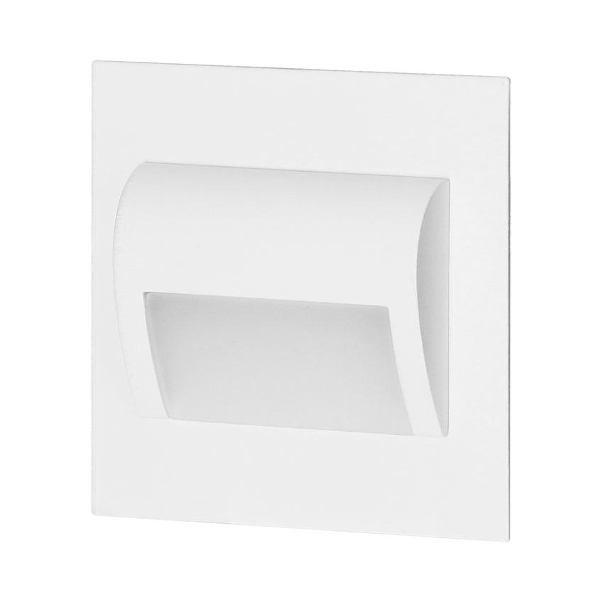 DRACO LED NEW 1,5W, oprawa schodowa podtynkowa, 12VDC, 30lm, 3000K, biała, innowacyjny sposób montaż AD-OS-6164L3/W ORNO