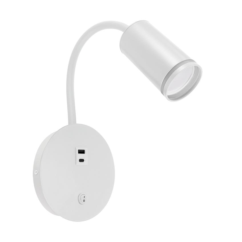 Oprawa dekoracyjna ZULA WLL USB GU10 WHITE