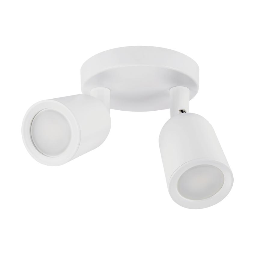 Oprawa ścienno-sufitowa BOGNA GU10 2C WHITE 03984 IDEUS