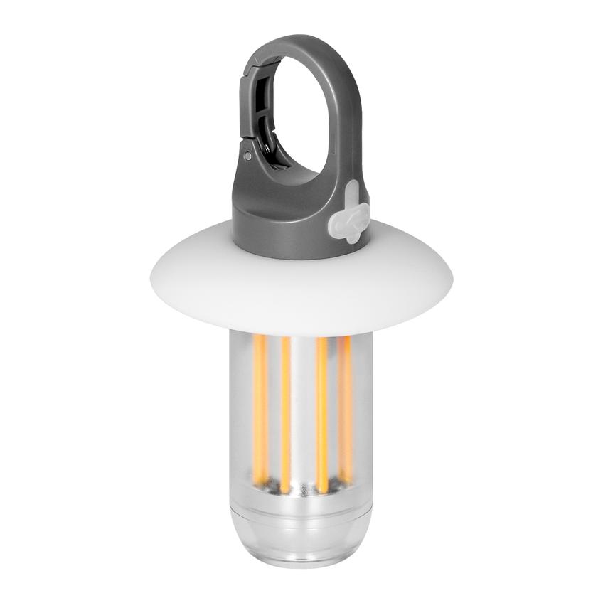Latarka kempingowa LED, 200lm+120lm, 500mAh, 2000K/6000K, karabińczyk, osłonka LT-28 ORNO