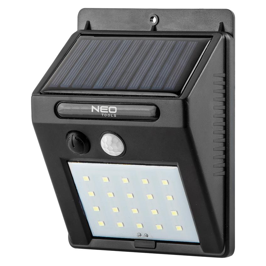 Lampa solarna ścienna 20 SMD LED 250 lm NEO GTX 99-055 GTX Poland