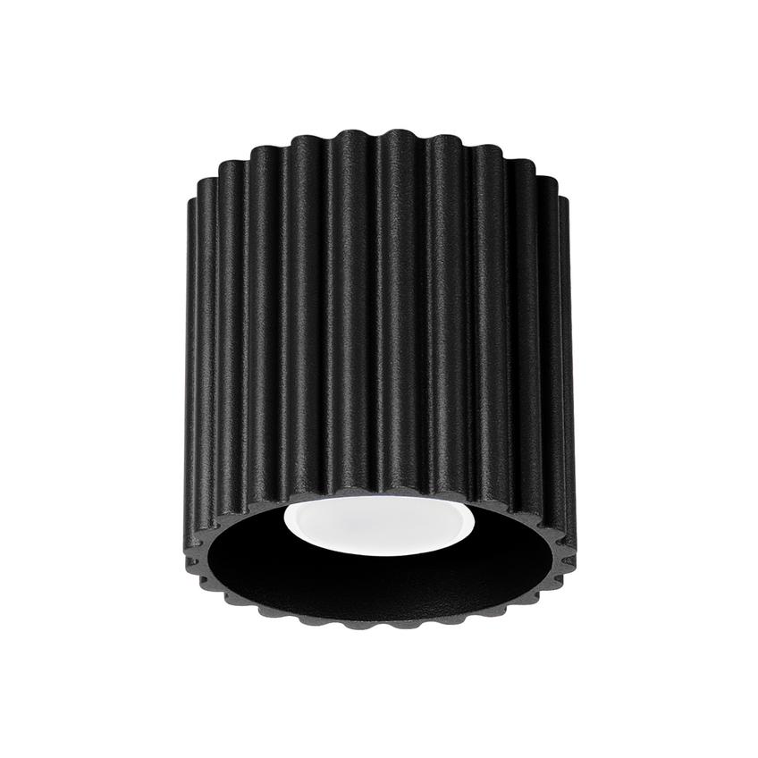 SOLLUX Plafon AURA 1 czarny GU10 ; SL.1784