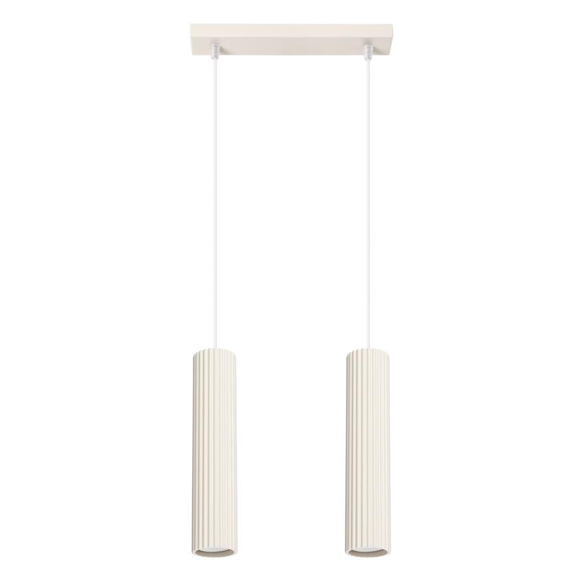 Sollux Lampa wisząca KARBON 2 beżowy SL.1593