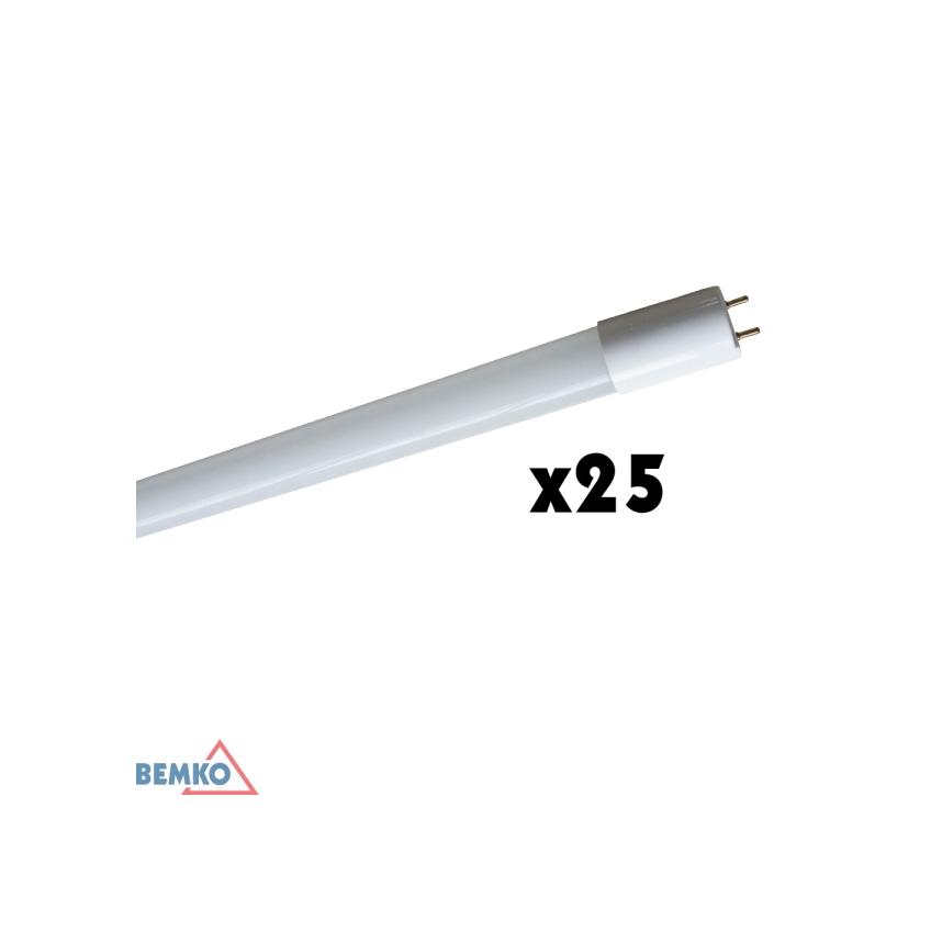 TUBA LED 230V T8 1200MM 18W 1680LM 3000K WW SZKŁO MLECZNA (KARTON 25SZT.) D89-T8-LED120-ZJM-3K-25 BEMKO