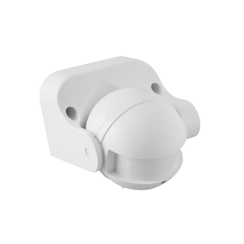 GTV CZUJNIK MIKROFALOWY RUCHU CM-1, max. 1200W, AC 220-240V, 50/60Hz, KĄT DZIAŁANIA 180*, ZASIĘG 1-8m ± 1,5- 3,5m, IP44, WSPÓŁPRACUJE Z LED, NATYNKOWY, BIAŁY AE-CM1000-00 GTV Poland