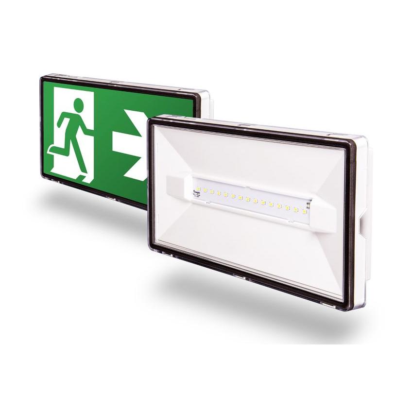 Oprawa ewakuacyjna/awaryjna VELLA LED ECO SO 125 A 1H MT IP44 (1,5W/157 lm) INLEWA 93678 INTELIGHT
