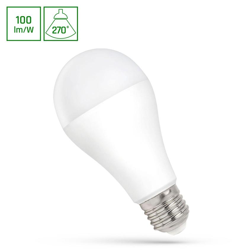 LED  GLS  E-27 230V 15W  ALU  WW SPECTRUM