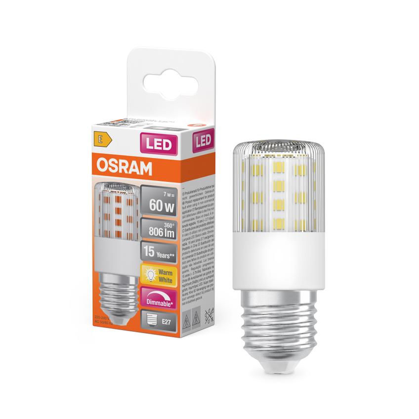 Lampa LED SPECIAL T SLIM CL 60 dim 7,3W 827 E27