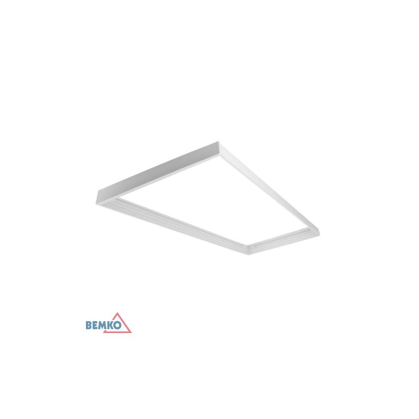 RAMKA MONTAŻOWA DO PANELU LED 30x120 BIAŁA ECO C71-RNT123-WH-ECO BEMKO