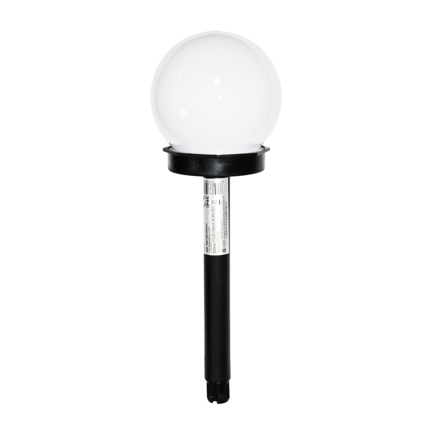 Lampa kula solarna ogrodowa wbijana LED 34cm EKO4826 Milagro