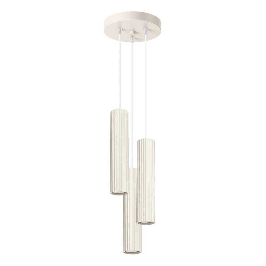 Sollux Lampa wisząca KARBON 3P beżowy SL.1595