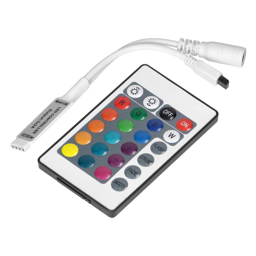 Sterownik LED RGB IR 12V 6A 72W z pilotem 24 przyciski AD-TL-6500/P24 ORNO