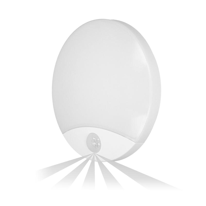 VIRAZON LED 15W, plafon z czujnikiem ruchu, 1050lm, IP44, 4000K, poliwęglan mleczny, biały AD-PL-6064WLPMR4 ORNO
