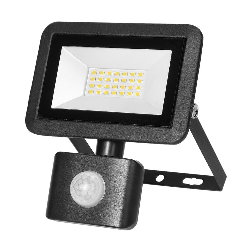 FARO S LED 20W naświetlacz z PIR, 1600lm, IP44, 4000K, aluminium + szkło AD-NL-6253BLR4 ORNO