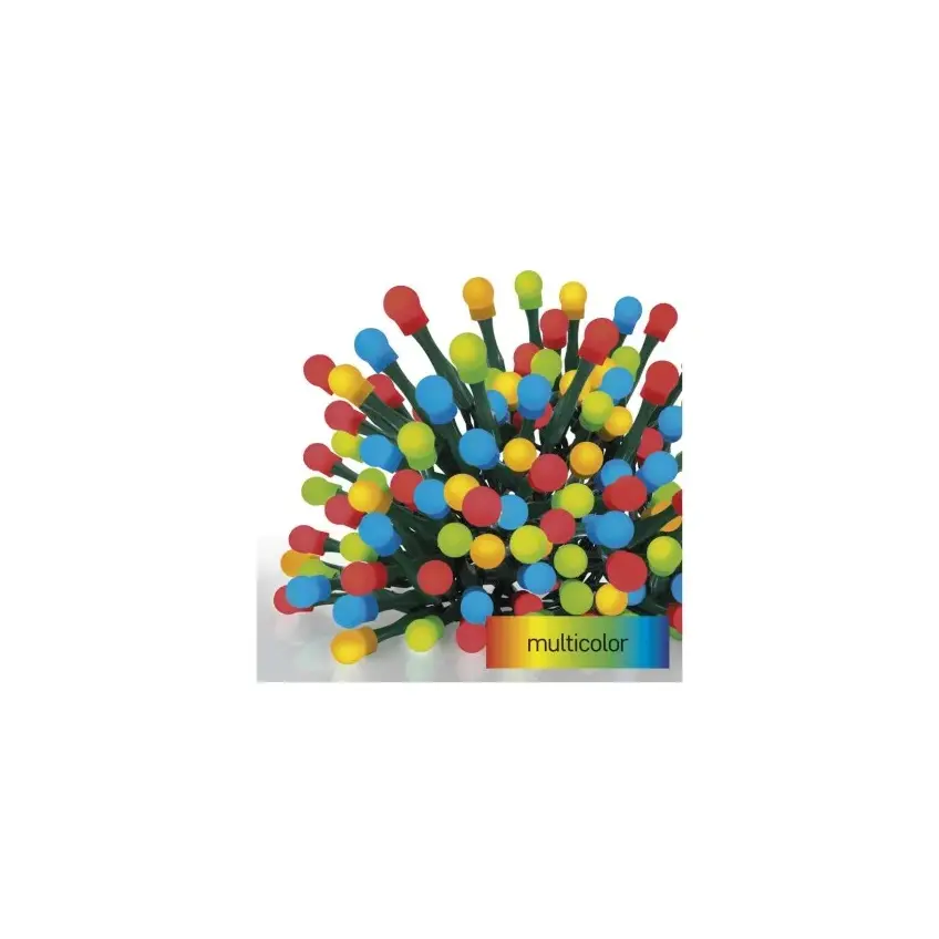 Lampki choinkowe kulki 100 LED 5m multikolor IP20 D5GM02 EMOS