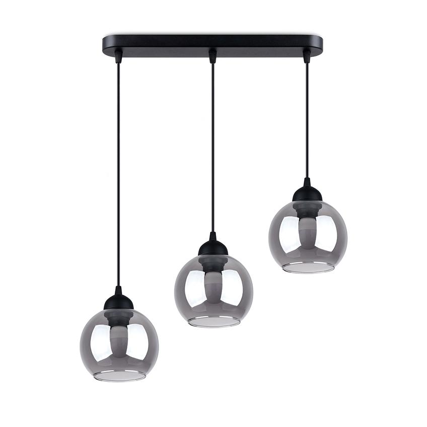 Sollux Lampa wisząca ALINO 3 czarna SL.1142