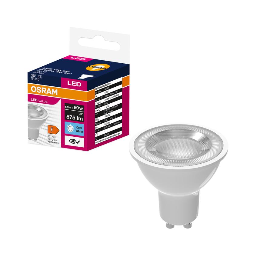 Lampa LED VALUE non-dim PAR16 80 36° 6,9W 840 230V GU10