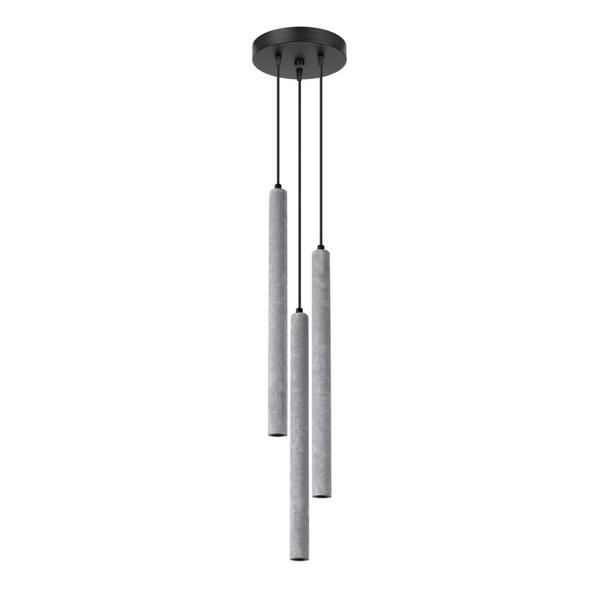 Sollux Lampa wisząca PASTELO 3P beton SL.1273