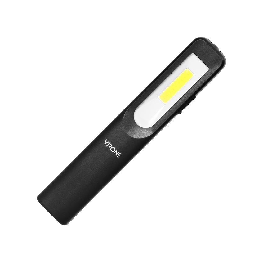 Latarka warsztatowa LED 3W 200lm + 3W 150lm, 1200mAh, 3 funkcje 100%, 50%, dioda frontowa, magnes, z WL-2 ORNO